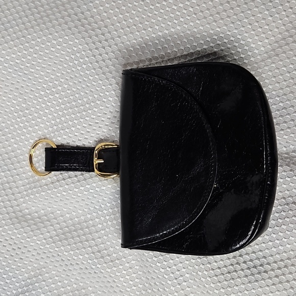 PELLATERI BLACK LEATHER POUCH - Picture 1 of 7